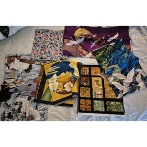 6 Pieces Lot bold oriental quilt Fabric Quilting Kona Bay Robert Kaufman